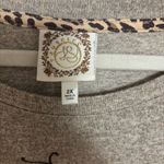 Tru Self Women's Shirt Short Sleeve Thankful Patchwork Pumpkins Brown Size 2X Photo 4