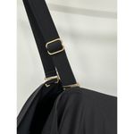 Lands' End Bathing Suit Women 18W Black Ruched One Piece Modest Removable Straps Photo 5