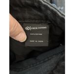 PTCL Ethical Clothing Wide Leg Distressed Denim Black Jeans Size 25 (K19) Photo 3