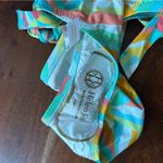 Helen‎ Jon Soft Tie Tunnel Hipster Beach Cabana Bikini Swim Bottoms NEW Size XS Blue Photo 5