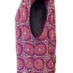 George Plus Size Vintage Hippie Eclectic Psychedelic Mosaic Mandala Mesh Top Photo 3