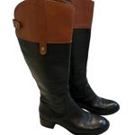 Franco Sarto Clove2 Two Tone Leather Riding Boots, Sz 6.5 Photo 4
