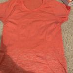 Lululemon Orange Running Shirt Photo 0