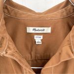 Madewell Darted Button-Up Shirt in (Re)generative Chino Western Long Sleeve Photo 8