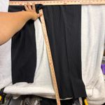 Briggs New York Briggs NY 16 Black Pinstripe Straight Leg Dress Pants Office Work Sleek Career Photo 7