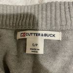 Cutter and Buck  size small grey cardigan with 2 way zipper Photo 1