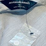 Norma Kamali  Belted Pinstripe Button Down Shirt Dress Size L NEW WITHOUT TAGS Photo 5