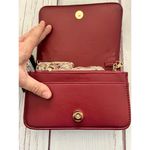 Badgley Mischka NWT  Red Leather Crossbody Bag Photo 2