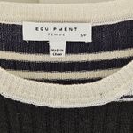 Equipment  Dewey Sweater Midi Dress Blue Stripe Womens Small Wool Photo 5