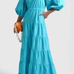 Alice + Olivia . Shayla Tiered Gathered Cotton-blend Maxi Dress. Photo 0