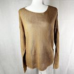 One Teaspoon Luxe Wide French Knit Top Tan Size Medium Photo 7