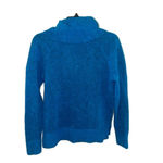 Loft  Women’s Blue Cowl Neck Pullover Sweater Size XS Long Sleeve Cozy Knit Comfy Photo 3