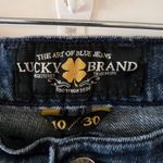 Lucky Brand Leslie Sweet N Low Bootcut Jeans Womens Size 10/30 Blue Distressed Photo 3