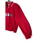 Koret City Blues Collared Pullover Sweatshirt Cotton Blend Red Women’s Small Photo 3