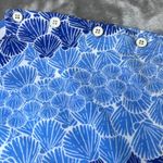 Talbots  Shell Print Striped Boat Neck Dress Womens XL Multicolor Nautical Beach Photo 5