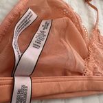 Victoria's Secret Victoria’s Secret Coral Orange Lace Halter Top Bralette Women’s Sz M Medium Photo 4