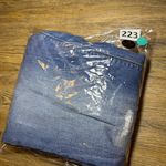 White House | Black Market Blue Distressed Skinny Silver Accents Jeans Size 10R Photo 10
