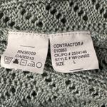 Calvin Klein Jeans Large Top Crochet Sleeveless Semi-Sheer Stretch Round Neck Photo 7