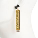 Betsey Johnson Ruler Drop Earrings Photo 3