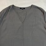 Madewell V-Neck Du Jour Tunic Dress Size M Lagenlook Flowy Casual Lightweight Photo 3