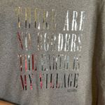 All Saints Freedom Iona Graphic Sweatshirt Gray Marl Size 10 NWT No Borders Photo 9