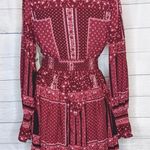 Altar'd State Dresden Fit and Flare Red Dress Photo 5