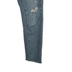 Levi's Women Jeans Wedgie Skinny Button Fly Raw Hem Distressed Denim Blue Small Photo 5