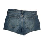 Gap Womens  Sexy Boyfriend Floral Embroidered Denim Cut Off Jean Shorts Size 6 Photo 5
