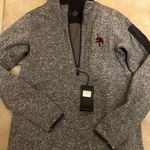 Antigua Womens  Heather gray texas state bobcats zip jacket Photo 0