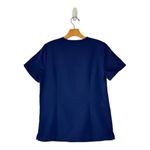 FIGS Top Womens Small Blue V Neck Short Sleeve Classic Fit Medical Scrub Casma Photo 2