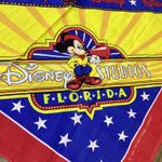 Disney Vintage 1989 Florida Studios Mickey Mouse Bandana Kerchief Scarf Photo 3