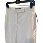 DKNY White Slim Fit Side Slit Dress Pants Size 4 Photo 3