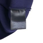 Anthropologie Knitted & Knotted CONSTANCE Navy Blue Ruffle Sleeve Knit Top Size Large Sweater Photo 6