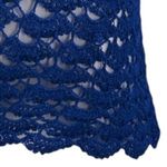 Crochetted Top Medium Royal Blue Photo 3