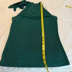 Motf Green Halter Style Top Size Large (runs small) Thin Material Office Photo 6
