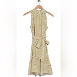 Sam Edelman  Mock Neck Trapeze‎ Dress, Yellow Multi, Size XL 16/18, NWT Photo 4