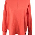 Max Studio Tunic Sweater Orange Size L large Round Hem Long Sleeve Photo 1