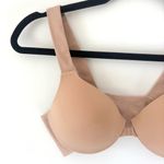 Spanx  Bra Llelujah Lightly Lined Tshirt Bra Nude Tan Front Closure Full Coverage Photo 4