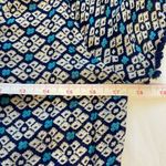 Anthropologie Lilka Tile Print Tassel Button Up Romper Pockets Embroidery Boho M Photo 12