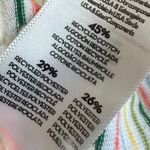 Mother Strong and Silent Type Pocket Tank Top Shirt Green Multi Stripe Sz Large Photo 11