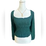 Lush Clothing LUSH Green Blouse Photo 1