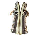 Sperry Top-Sider Boat Shoes Womens Size 8.5 Brown Leopard Faux Fur Lined Photo 5