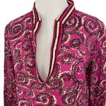 Tory Burch Printed V-Neck Blouse Size: S | US 4 Photo 5