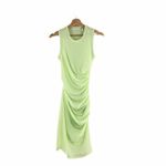 Helmut Lang Twist Sheath Dress Electric Yellow XS Photo 3