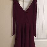 B. Smart Maroon Dress Photo 3