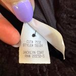 For Joseph Y2K Faux Fur Long Coat Maximalist Mob Wife Corporate Goth Small Black Photo 7