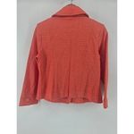 CAbi Women's Orange Geometric Pattern Blazer Jacket Size Small Photo 2