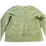 Vintage LL Bean Women’s Size M Knitted Mint Green Sweatshirt Crew Neck Sweater Size M Photo 0