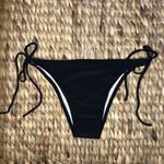 Brazilian Wear Size Large Black and White Striped Bikini Set. New No Tags Photo 1
