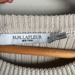 MM.LaFleur M The Hayden Dress Geo Micro Knit Ribbed Cotton Dress Sea Salt Photo 5